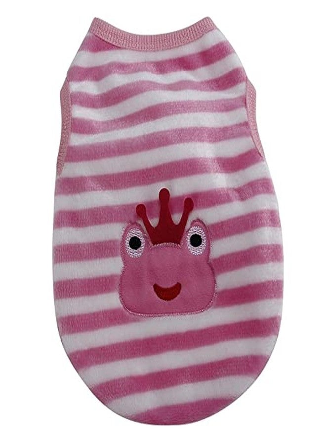 PETANGEL Puppy Clothes for Small Dog & Cat Boy Girl | Winter Warm Cute Frog Pattern Sweaters for Shih Tzu, Maltese, Yorkie Male Female (Size: XL, Chest: 50cm, Back Length: 40cm) - Image 1